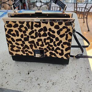 Dune London Leopard Print Purse